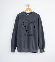 "What's Your Sign?" Pigment Crewneck